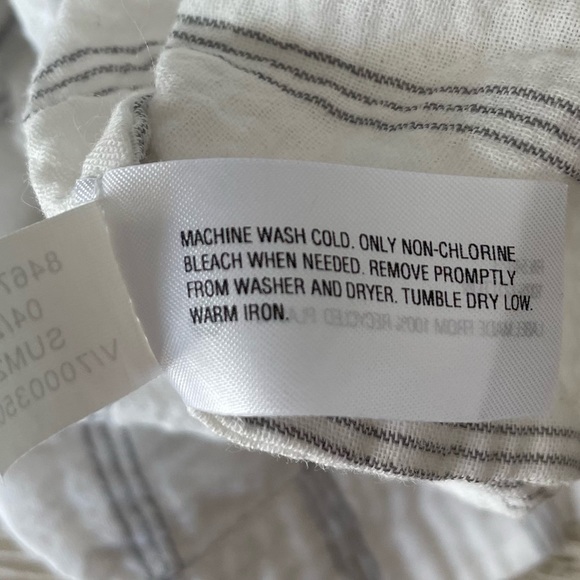 Banana Republic Cotton Striped jumpsuit, 0-3 Months, NEW - Picture 6 of 7